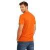 Męska koszulka T-shirt 100% miękka bawełna pomarańczowa roz. 3XL